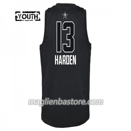 Maglia Houston Rockets James Harden 13 2018 All-Star Jordan Brand Nero Swingman - Bambino
